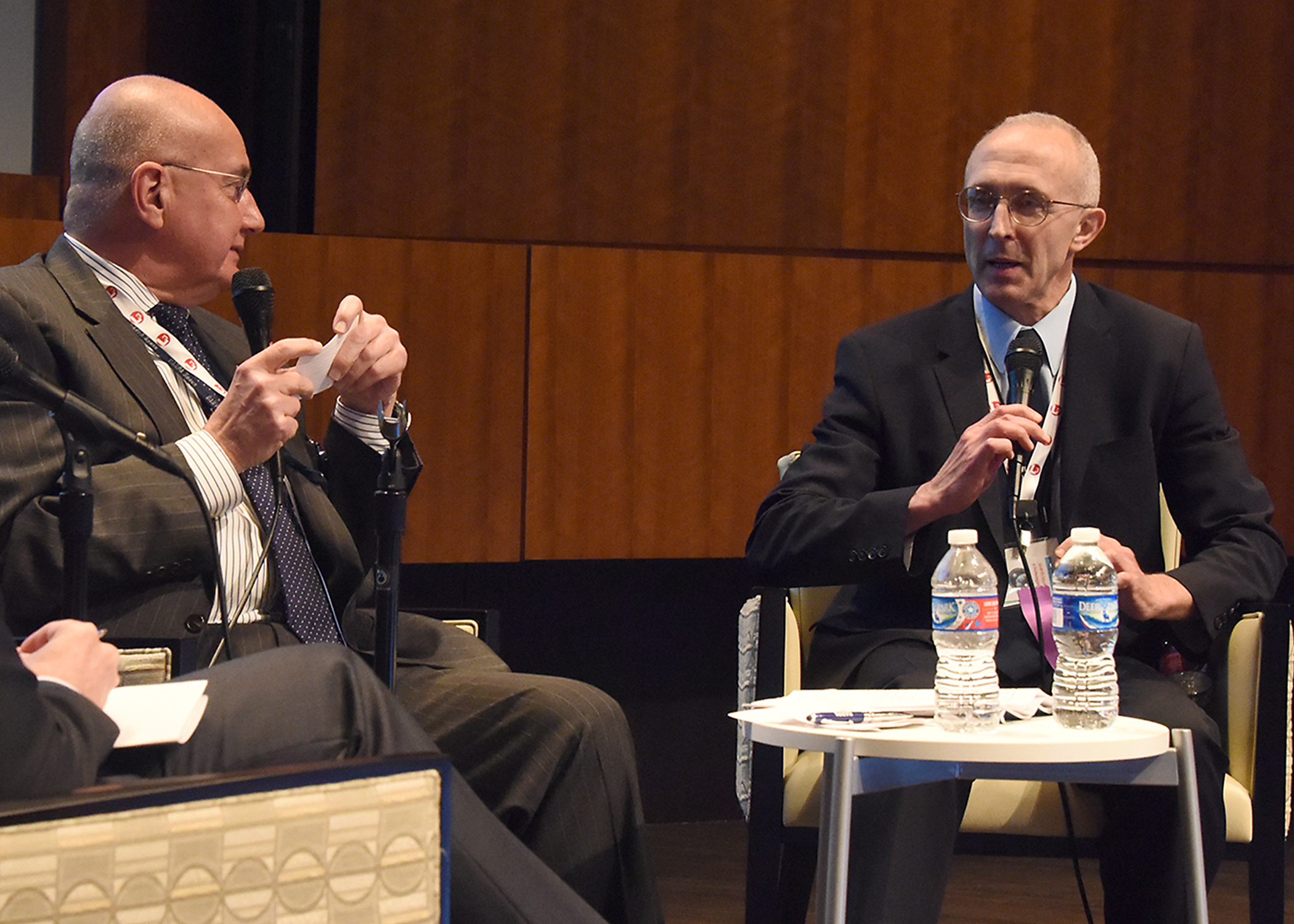 DARPA's Paul Kozemchak, IARPA's Peter Highnam.jpg